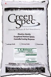 C K BALANCE 0-0-24 GRIGG C K Balance Advantages C K Balance combines calcium and potassium in a greens grade granule to strengthen and protect turf from environmental stresses and heavy use.