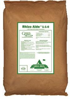 RHIZO AIDE 1-1-0 GRIGG RhizoAide is a soil amendment that contains clinoptilolite, which is a microporous mix of silica and alumina, that can be added to other growing media to enhance performance.