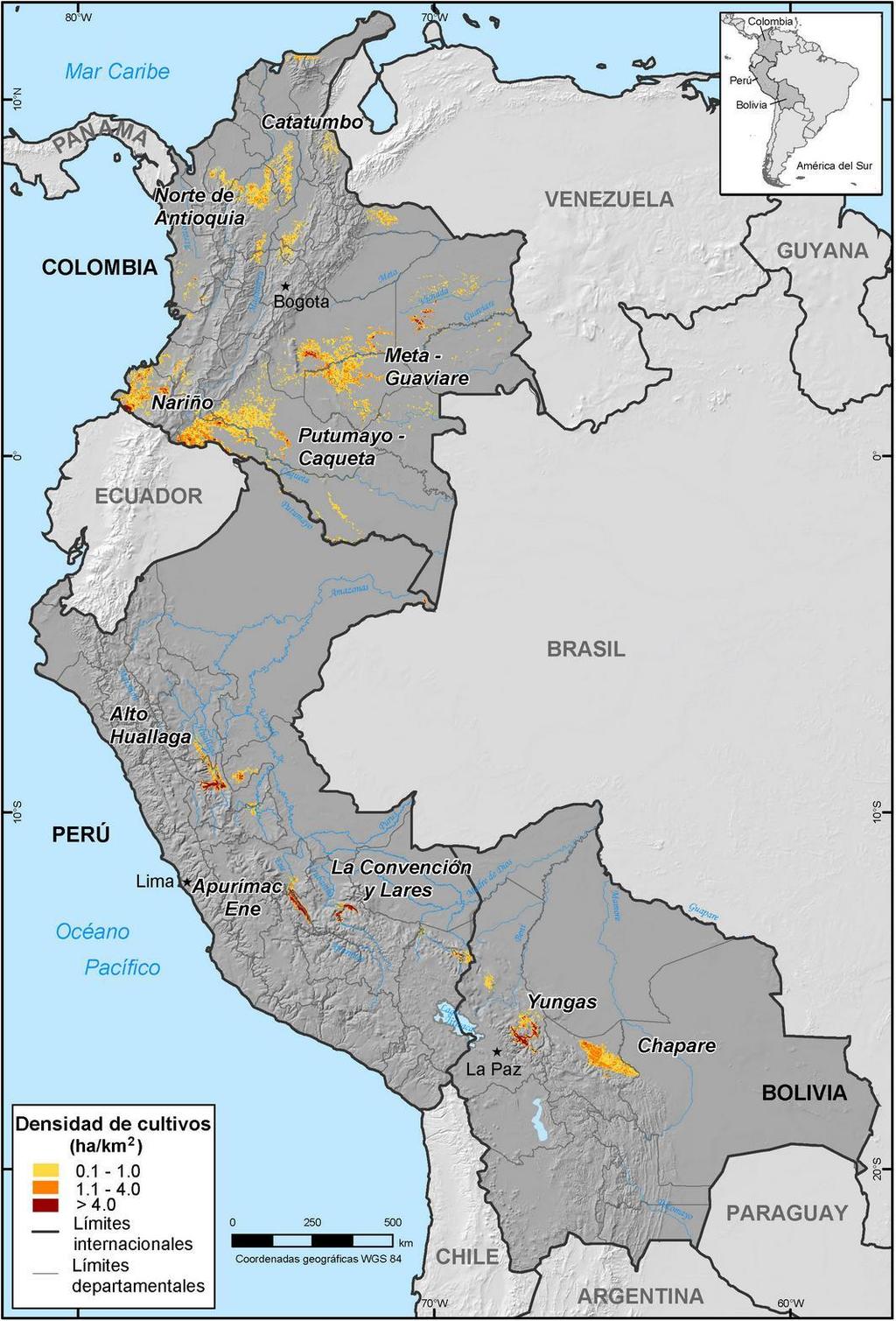 COMMON PROBLEMS 120.800 Ha Perú variación de -17.5% (49.800 ha).
