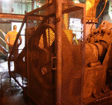 Equipment Guarding Required by MSHA to protect employees from