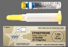 2. Identify the supplies necessary to prepare push dose epinephrine, as well as their location in the SEM Drug Box. a. Location of epinephrine in the SEM Drug Box schematic.