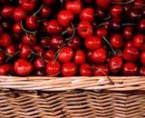 Cherry Other: iron (the highest percentage of iron of all the fruits), protein, sugar, phosphorus, carotene and vitamin C Effects: The effects of cherries include invigorating the spleen and stomach,