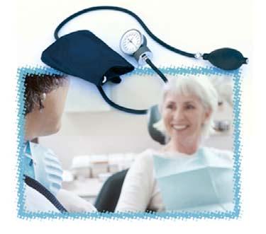 Recording blood pressure is also a standard procedure in patient care.