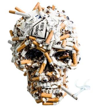 LUNG CANCER nonsmoker Smoker The main cause of lung cancer is cigarette smoke.
