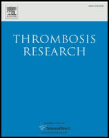 Thrombosis Research 129 (2012) 710 714 Contents lists available at SciVerse ScienceDirect Thrombosis Research journal homepage: www.elsevier.