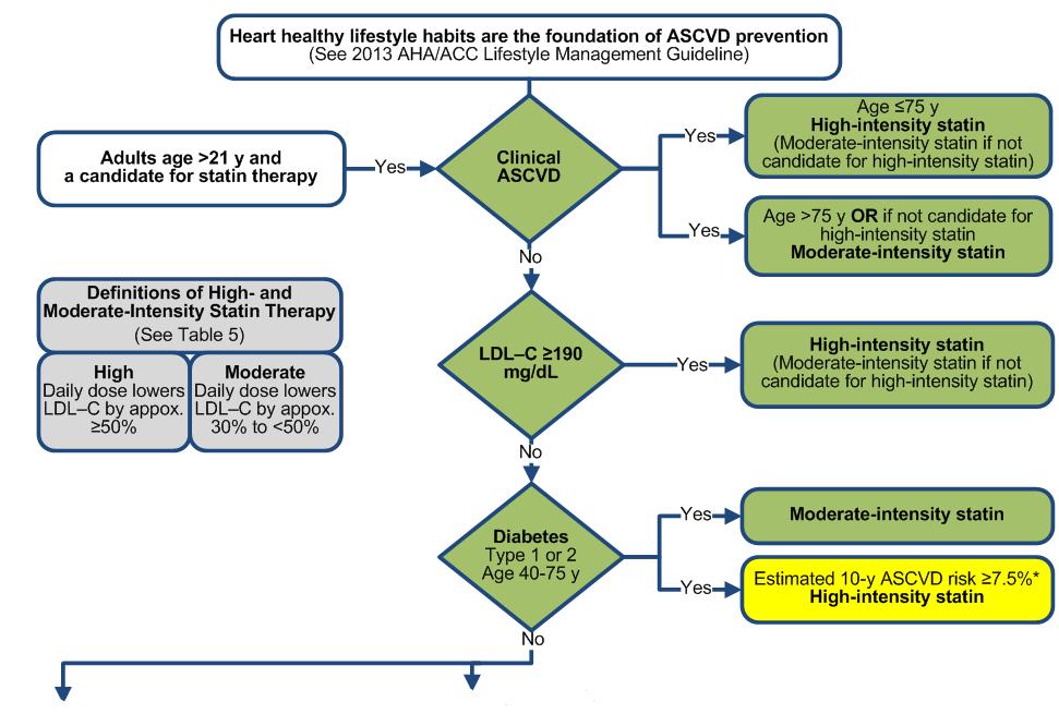 2013 Cholesterol Guidelines: Recommendations for Initiating
