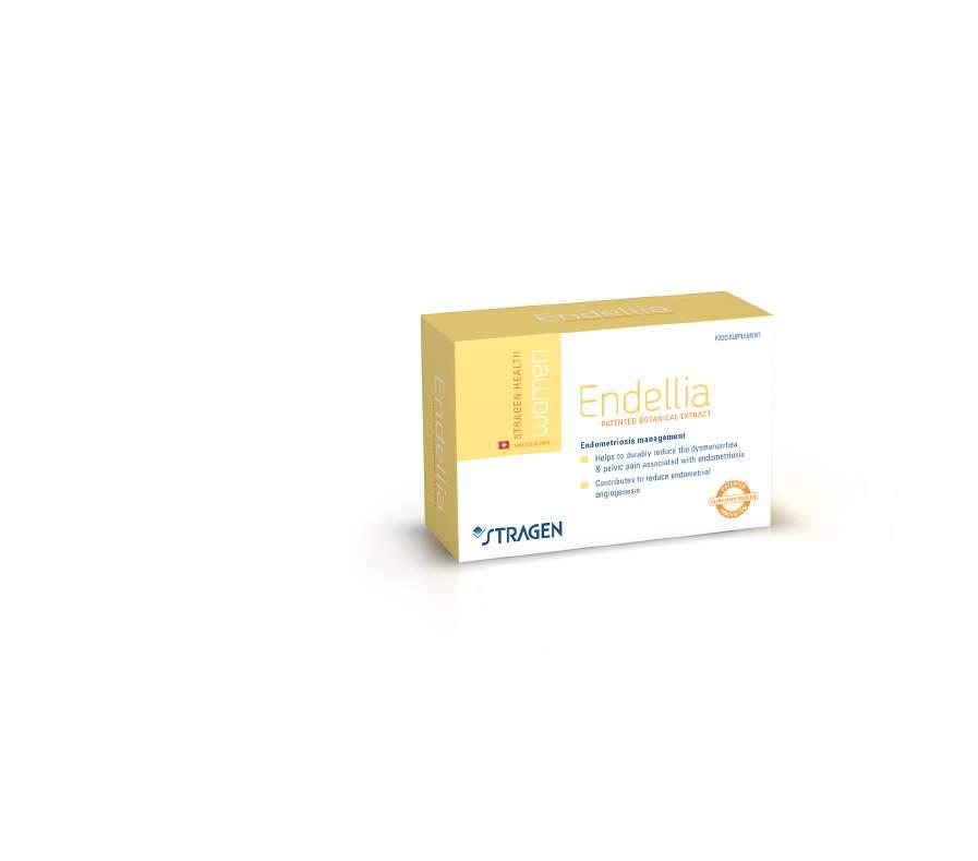 WOMEN Endellia PATENTED BOTANICAL EXTRACT COMING SOON ENDOMETRIOSIS MANAGEMENT Endellia is the first natural combination dedicated to endometriosis management.