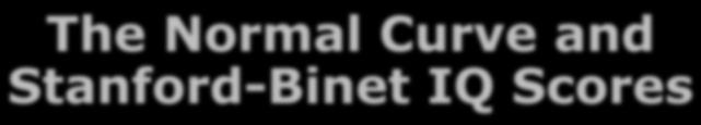 Binet tests gauge: Mental age (MA): Individual s level of mental development