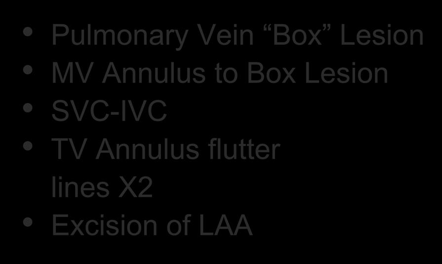 Cox Maze Procedure Pulmonary Vein Box Lesion MV Annulus to