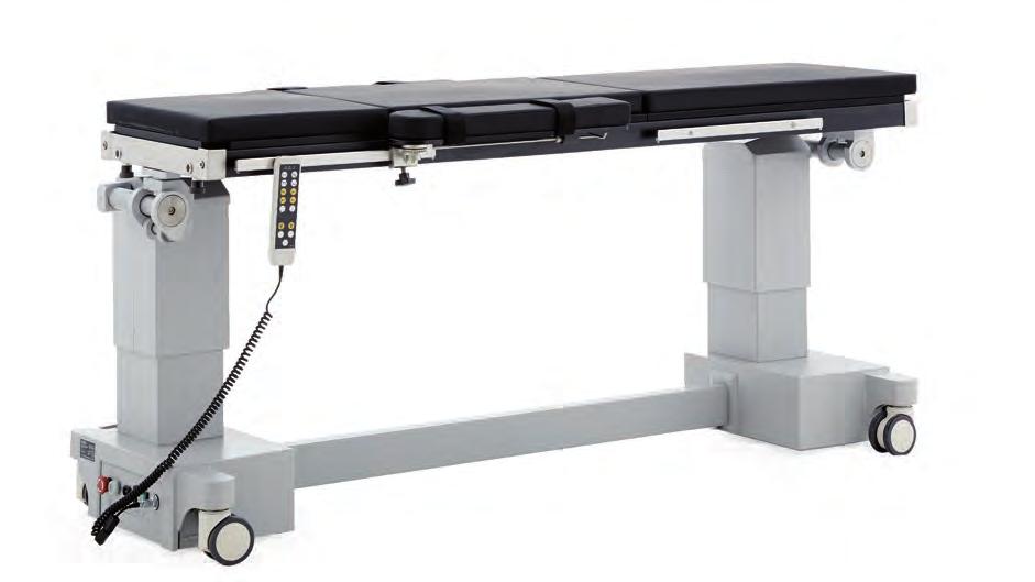 IMAGING & SPINE SURGERY TABLE Electrical Movements Mechanical Movements Sizes & Angles