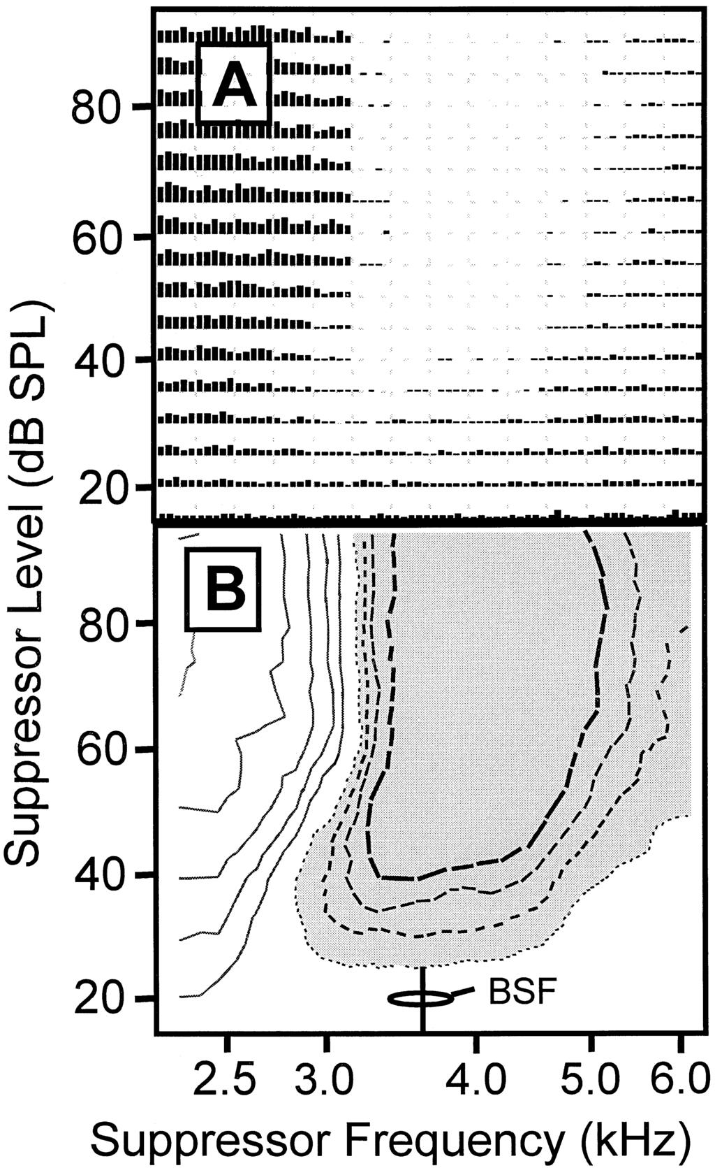 D.L. Konrad-Martin et al. / Hearing Research 121 (1998) 35^52 39 2.5. O -line data analyses The reduction of probe-driven discharge activity within a 2TS area (2TS magnitude) was analyzed in several ways.