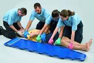 24-1: Placing Patient on Long Board - Log Roll Position 3 EMTs at patient s side at level of