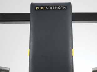 STRENGTH PURE GRIP Push and pull movements become more effective and comfortable with the new