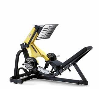 Strength / Plate Loaded / Purestrength primary secondary Leg Press MG5000 Calf MG4500 The large foot plate increases the variety of exercise possible.