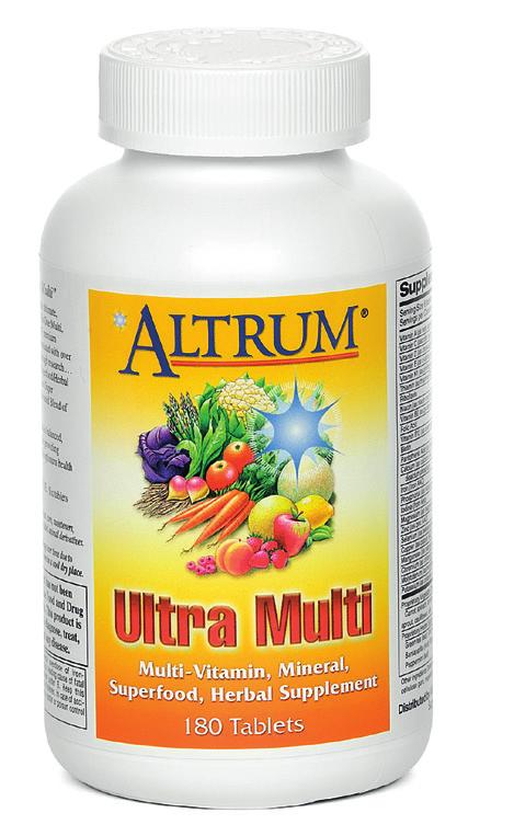 Begin with a healthy diet full of whole foods, add these select ALTRUM supplements, and don t forget to get the daily exercise you need.