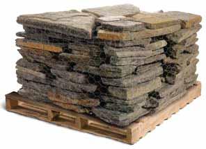thick Size: 4-24 diagonals / 1-3 and 3-6 thick Weight: 3,000 lbs. per pallet / 1,500 lbs. per half pallet Weight: 3,000 lbs. per pallet / 1,500 lbs. per half pallet Coverage: 20 face sq. ft.