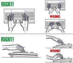ERGONOMICS CARPAL TUNNEL SYNDROME Maintain a neutral wrist position during activities; Avoid bending, extending or twisting the wrist during activities Avoid positioning the wrist in a bent position