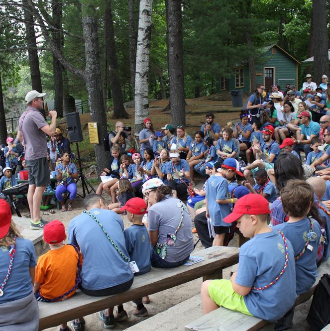 Five hundred Camp Ooch volunteers partner with staff to deliver 15,000 experiences year- round to over 1,500 children with and affected by childhood cancer and their families.