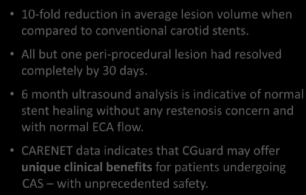 6 month ultrasound analysis is indicative of normal stent healing without any restenosis concern and with