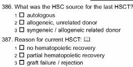 HSCT source: Reason for HSCT