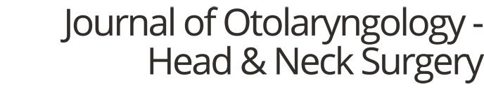 Deutschmann et al. Journal of Otolaryngology - Head and Neck Surgery (2016) 45:55 DOI 10.