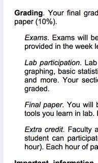 Grading Lecture Slides exams 20% x 3 = 60% labs 30% final paper 10% Up to bonus 5%! Yes, a simplified version of the lecture slides will be provided each week.