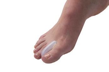 Silicoplant Viscoelastic silicone orthosis SIZES S-M-L-XL POD300 Half Moon Toe Separators Big toe separator in Hallux Valgus. Tight and functional separator. Made of extra-soft medical silicone.
