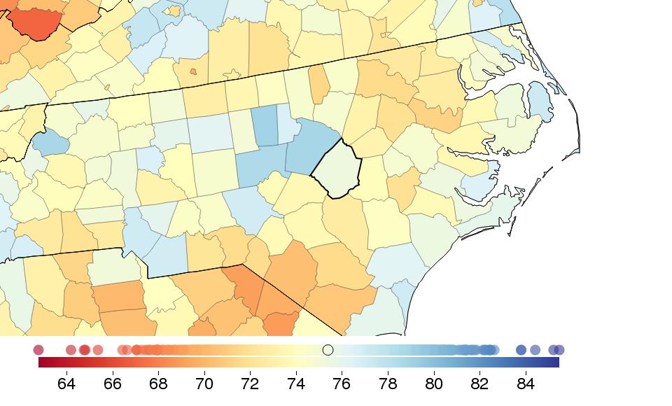 prevalence, and recommended physical activity using novel small area estimation techniques and the most up-to-date county-level information.