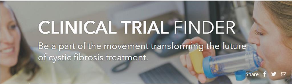 Clinical Trial Tools In July, the CF Foundation launched new clinical trial tools on www.cff.org. Members of Community Voice contributed to these tools throughout the entire project.