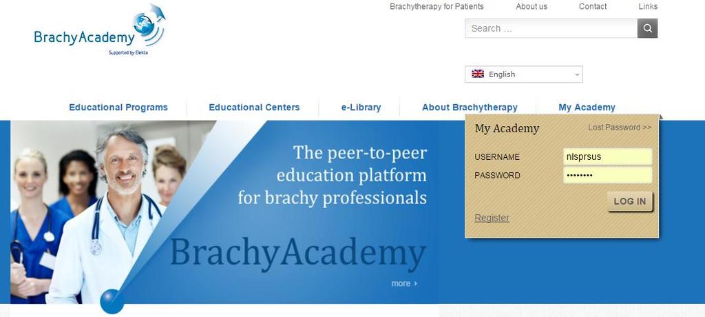 BrachyAcademy: Tailored peer-to-peer
