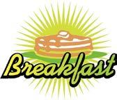The sponsorship opportunities are: Breakfast on 1 day (Saturday or Sunday) at all