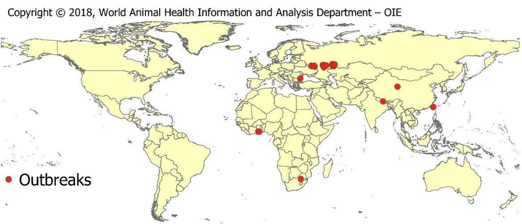 Region Subtypes Africa H5N1, H5N2, H5N8 Americas H5N1, H5N2, H5N8, H7N3, H7N8, H7N9 Asia H5N1, H5N2, H5N3, H5N6, H5N8, H7N9 Europe H5N1, H5N2, H5N5, H5N6, H5N8, H5N9, H7N7 Oceania H7N2 Table 3.