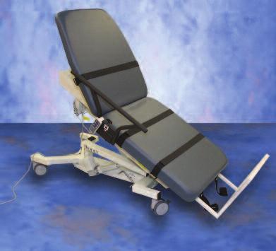 Ergonomic design helps prevent musculoskeletal injuries comfortable shoulder, arm and hand positions when scanning Motorized height, Fowler positioning, Trendelenburg and auto-level adjustment