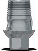 Ti-Base abutments are available for internal hex.