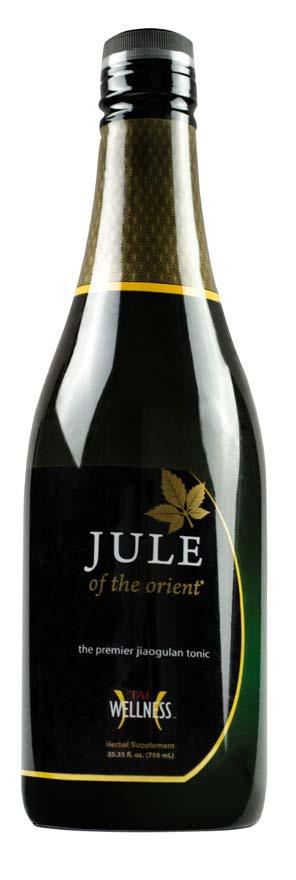 Jule of the Orient the Premier Jiaogulan Tonic Jule of the Orient is an energizing patent-pending blend of jiaogulan (jee-ow-goo-lahn) also known as the Immortality Herb and 21 carefully selected