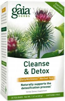 Cleanse & Detox Tea Naturally supports the detoxifica9on process*: Cleanse & Detox Herbal Tea supports healthy liver func<on that is essen<al to maintaining wellness.