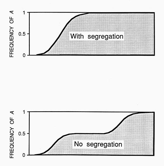 Segregation can bring together two copies of a good mutation at a single locus