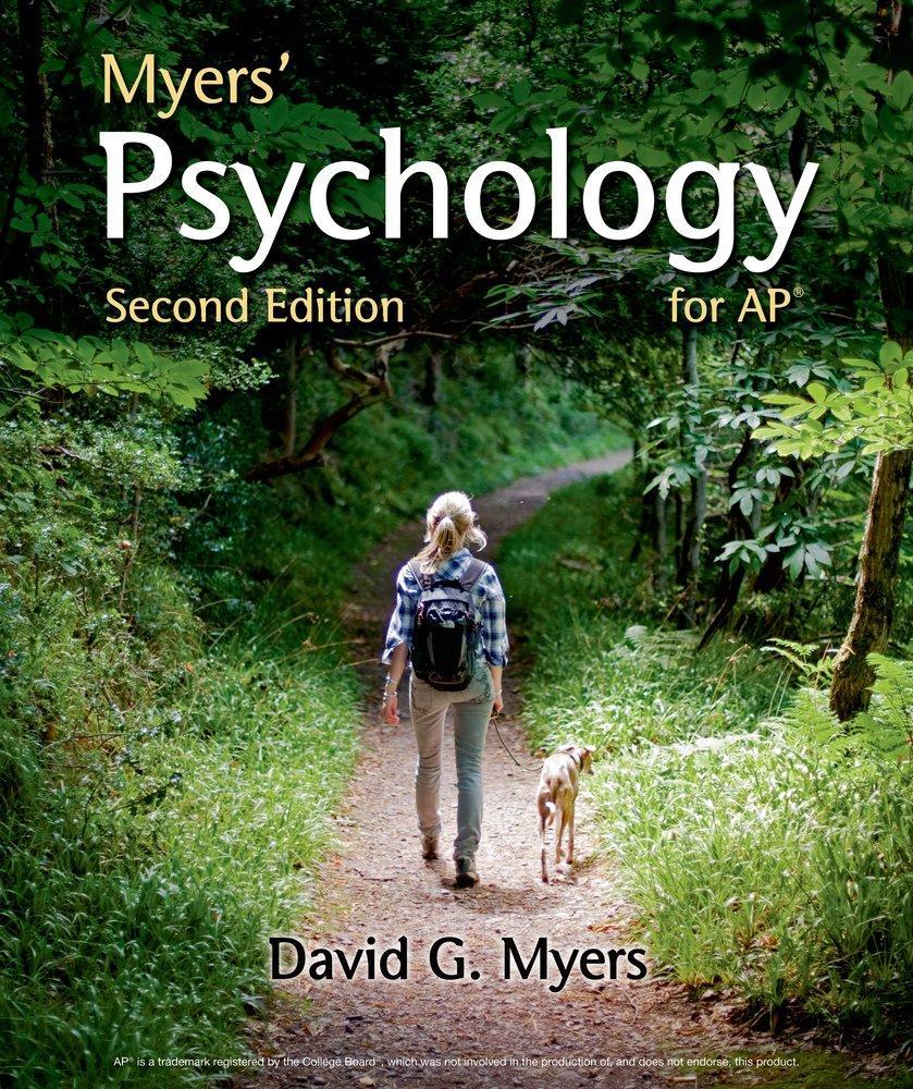 Myers Psychology for AP, 2e David G.