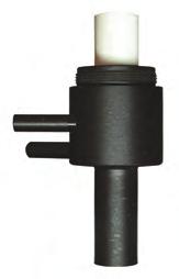 Demountable outer tube why replace the entire torch when just the outer tube wears? Interchangeable quartz and ceramic outer tubes. Much lower cost than other demountable torches.