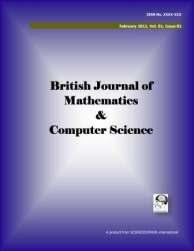 British Journal of Mathematics & Computer Science 15(3): 1-8, 2016, Article no.bjmcs.25183 ISSN: 2231-0851 SCIENCEDOMAIN international www.sciencedomain.