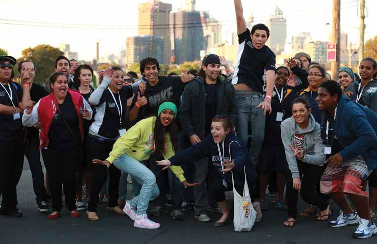 Participants from the youth consultation facilitated by the National Centre for Indigenous Excellence in Redfern, Sydney Key Strategies to achieve this Goal Build strong communities through