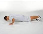 Exercise Descriptions Report The Physical Exercises: Push Ups Place your hands slightly wider than shoulders; keep torso straight and head aligned with spine throughout the exercise.