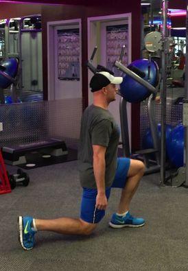 Push back to the start position and switch legs. Alternating Reverse Lunge Stand with your feet shoulder-width apart.