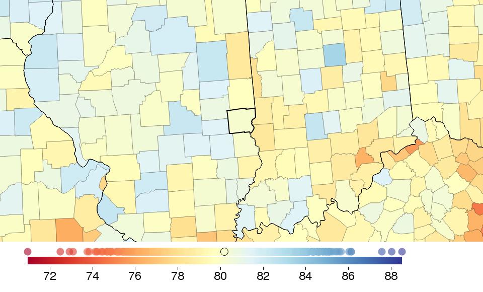 COUNTY PROFILE: Clark County, Illinois US COUNTY PERFORMANCE The Institute for Health Metrics and Evaluation (IHME) at the