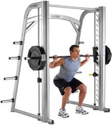 Plate Loaded Leg press Three position adjustable backrest Linear bearings allow a smooth, quiet