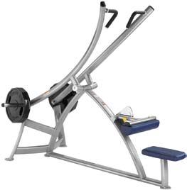Plate Loaded Chest Press The 25 converging pattern provides an exceptional range of motion with consistent torque at the joint Independent arm motion for