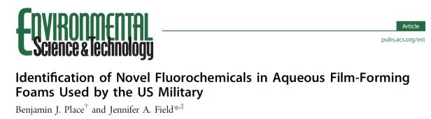 Fluoroprotein Foam (FFFP) AFFF s were develop in 196 s and have been used widely to extinguish class B