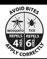 Repellents for Use on Skin Product Concentration Duration of protection from ticks DEET 5% May not protect against ticks 24% Average of 5 hours 40% 10 hours Comments 20 30% most appropriate for