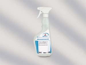 27 Slika 14: Razkužilo Apesin Desinfektions-spray P3- Oxonia Active 150 Kemijsko gre za mešanico raztopine vodikovega peroksida in ocetne kisline, ki pa se kot razkužilo trivialno poimenuje tudi