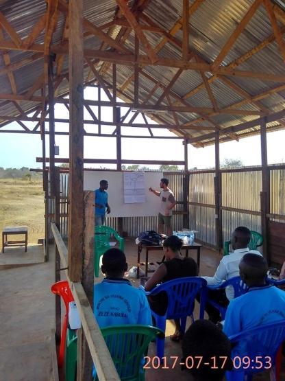 Project from London came to Zeze village, Kigoma, for 2 weeks to train young local people on how to make wind turbines from